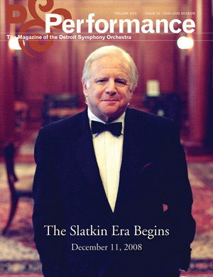 Detroit Symphony Orchestra Performance magazine program guide